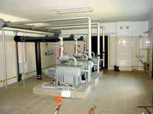 630 mᶾ/hr Vacuum Pumps inside Nadarzyn Vacuum Station