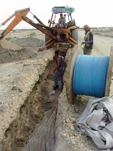 Cable works and trenching