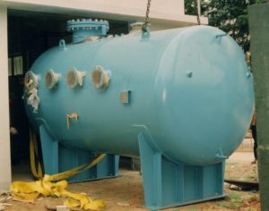 Vacuum Vessel being installed