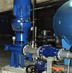 Discharge pump and pipework